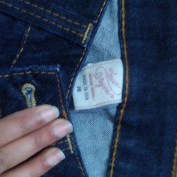 True Religion Flare Dark Jeans - Picture 2 of 4